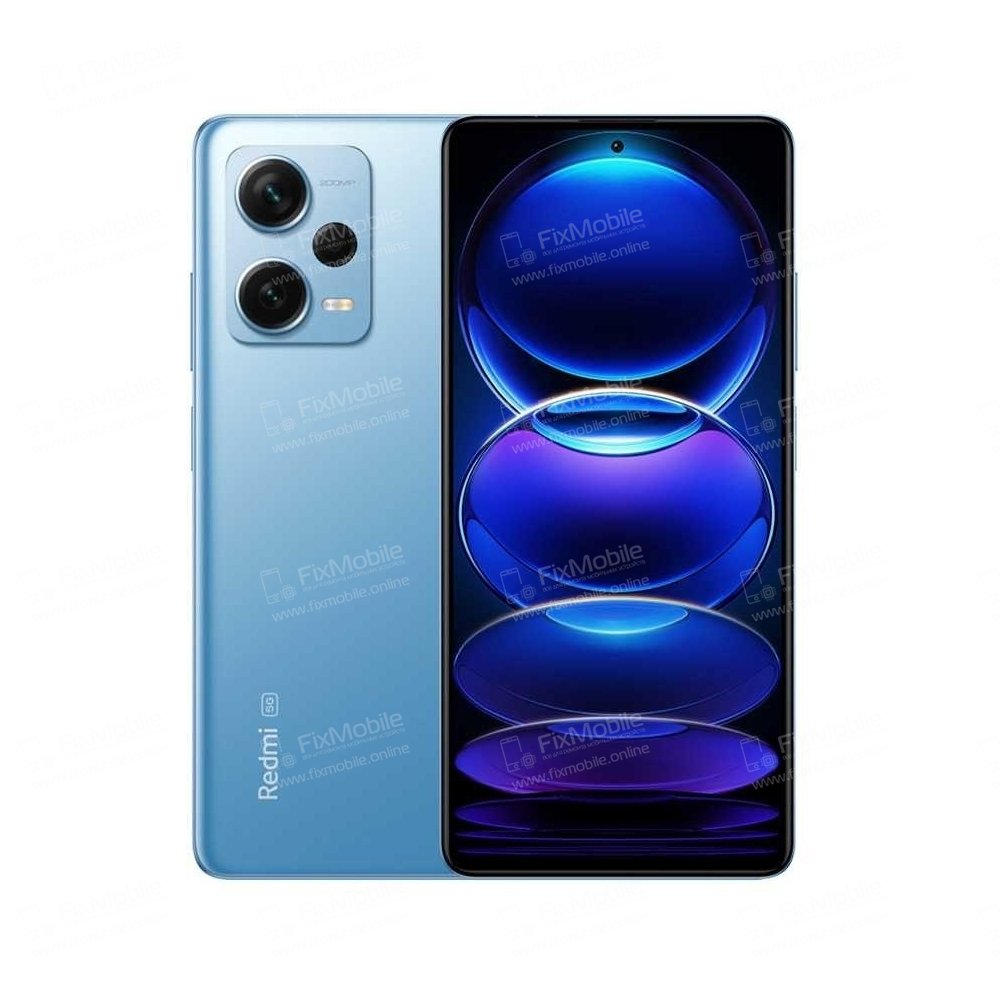 Задняя крышка для Xiaomi Redmi Note 12 Pro Plus (черная) Премиум