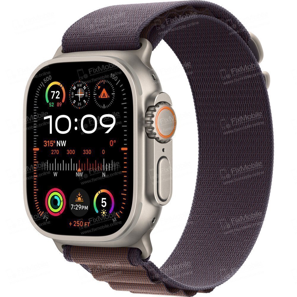 Дисплей тачскрином для Apple Watch Ultra 2 49 мм (черный)