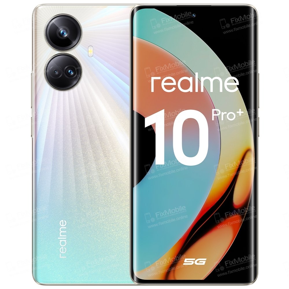 Защитное стекло Activ для Realme 10 Pro Plus (черное)