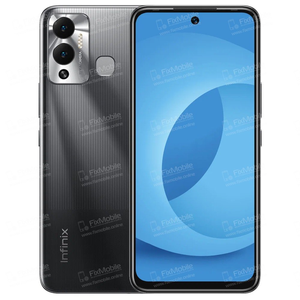 Защитное стекло для Infinix Hot 20 Play (полное покрытие) (черное)
