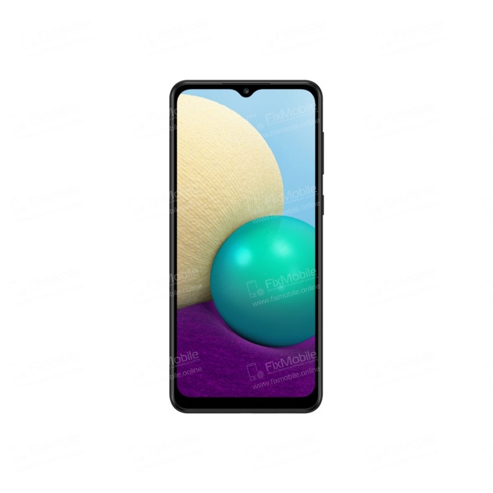 Стекло для Samsung Galaxy A02 (A022F) с пленкой OCA (черное)