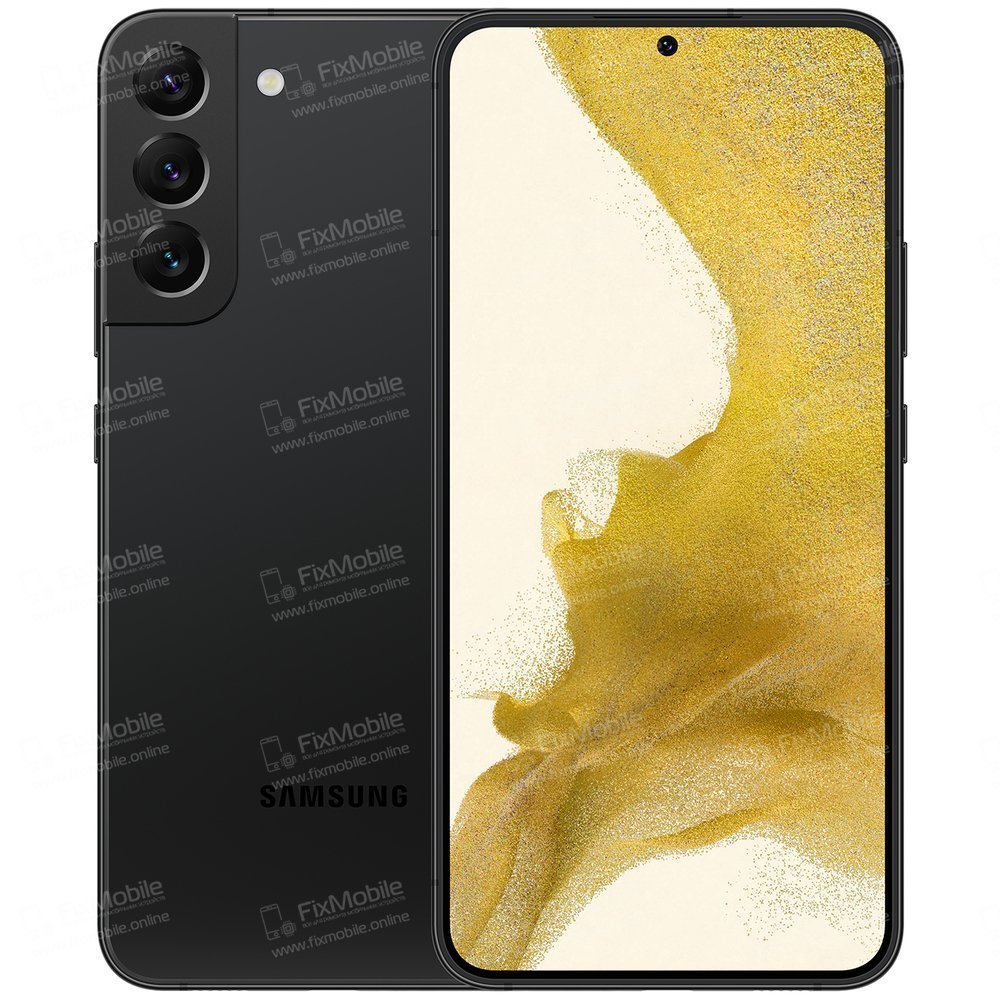 Стекло камеры для Samsung Galaxy S22 Plus (S906B) (черное)