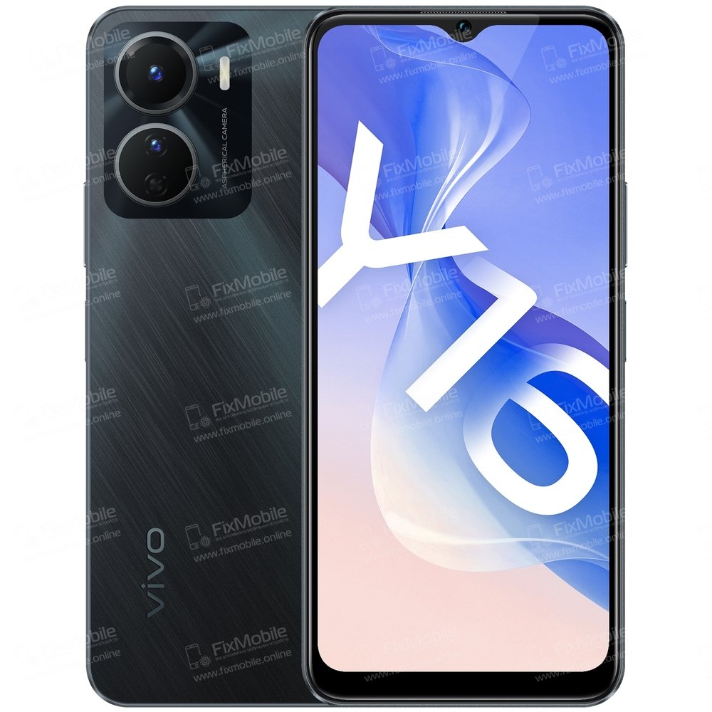 Защитное стекло для Vivo Y16 (полное покрытие) (черное)