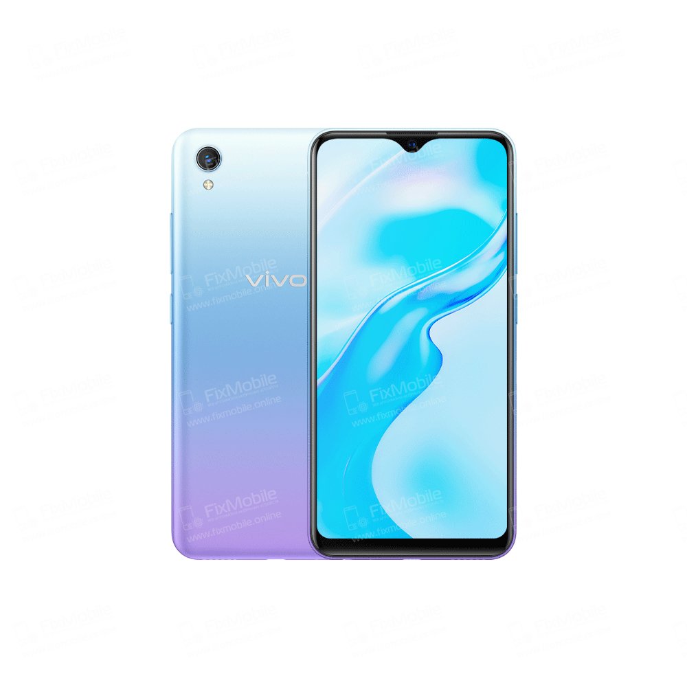 Стекло для Vivo Y1s в сборе с OCA пленкой (черное)