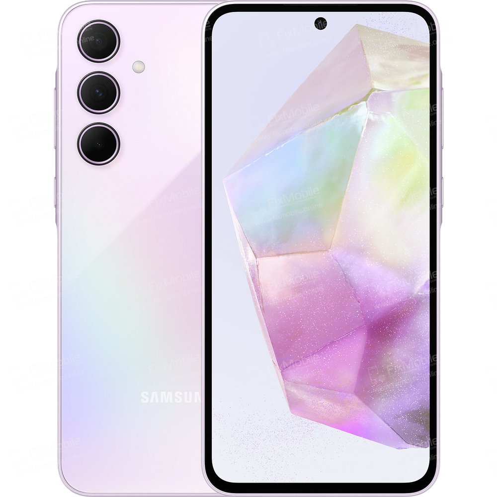 Стекло для Samsung Galaxy A35 5G (A356E) в сборе с OCA пленкой (черное)