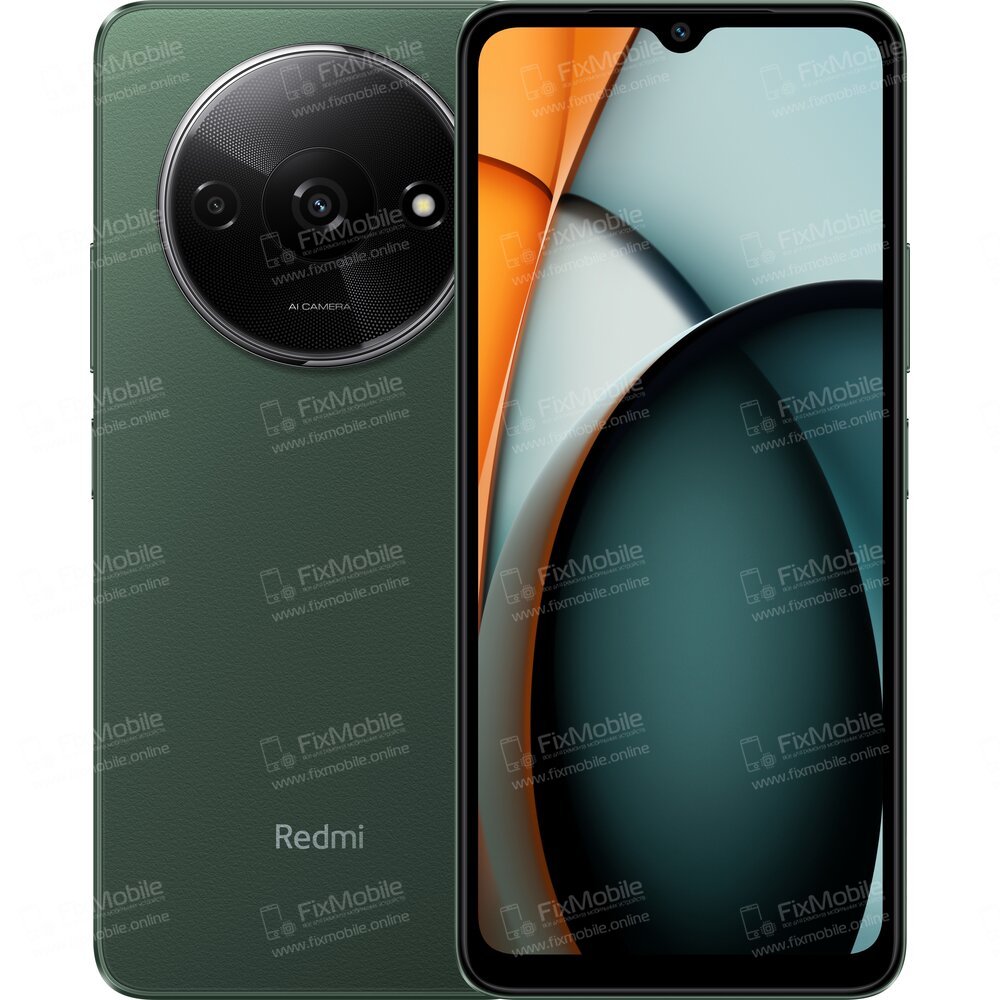Средняя часть для Xiaomi Redmi A3 Redmi A3/Poco C61 (черный)