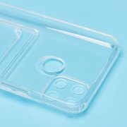 Чехол-накладка SC276 с картхолдером для Realme C21Y C21Y/C25Y (прозрачная) — 2