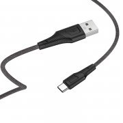 Кабель Hoco X58 Airy silicone (USB - micro-USB) черный — 1