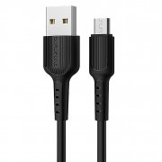 Кабель Borofone BX16 Easy (USB - micro-USB) черный — 1