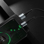 Кабель Hoco X38 Cool Charging (USB - Type-C) черный — 3