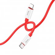 Кабель Hoco X87 Magic Для Apple (Type-C - lightning) (красный)
