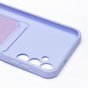 Чехол-накладка - SC304 с картхолдером для Samsung Galaxy A14 5G (MediaTek) (A146F) (фиолетовая) — 2