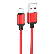 Кабель для Apple Borofone BX87 (USB - lightning) (красный)