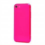 Чехол-накладка - SC344 для Apple iPhone 8 (прозрачно-розовая) (232073) — 2