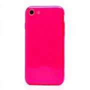 Чехол-накладка - SC344 для Apple iPhone 8 (прозрачно-розовая) (232073) — 1