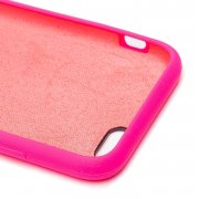 Чехол-накладка Soft Touch для Apple iPhone 6S (темно-розовая) — 2