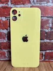 Задняя крышка для Apple iPhone 11 (желтая) Премиум