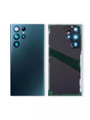 Задняя крышка для Samsung Galaxy S22 Ultra (S908B) (зеленая) премиум — 2
