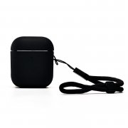 Чехол для кейса Apple AirPods 2 экокожа (черный) — 1