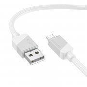 Кабель Borofone BX107 (USB - micro USB) 100см (белый)
