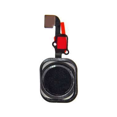 Шлейф для Apple iPhone 6S на кнопку Home в сборе (черный) &mdash; 1