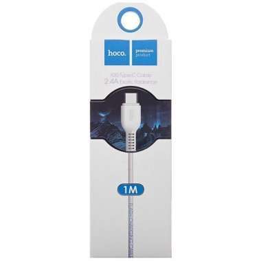 Кабель HOCO X20 Exotic Radiance (USB - Type-C) 1 метр (белый) &mdash; 3