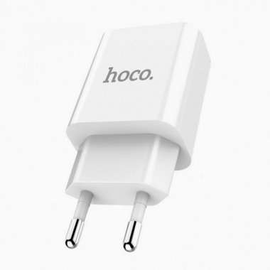 Сетевое зарядное устройство HOCO C63A Victoria 2USB (белое) — 2