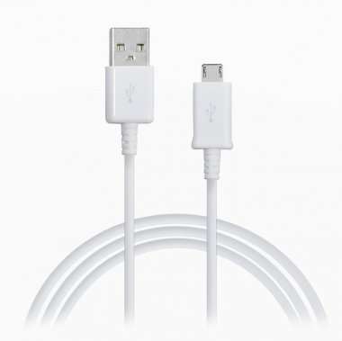 Кабель для Samsung ECB-DU4AWE (USB - micro-USB) белый — 1