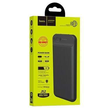 Внешний аккумулятор HOCO J52 New joy 10000 mAh (черный) — 3