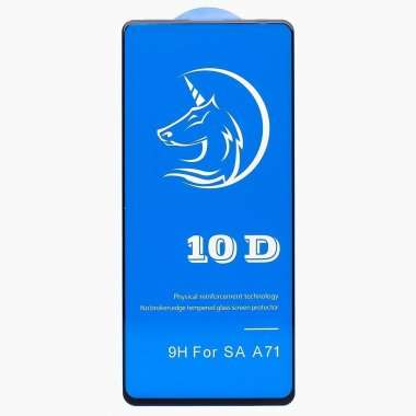 Защитное стекло для Samsung Galaxy A01 (A015F) (полное покрытие)(черное) &mdash; 1