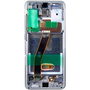 Дисплейный модуль с тачскрином для Samsung Galaxy S20 (G980F) (серый) — 2