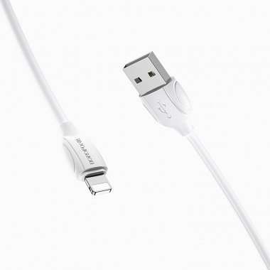 Кабель Borofone BX19 для Apple (USB - Lightning) белый &mdash; 2