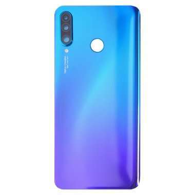 Задняя крышка для Huawei Honor 20 Lite (синяя) Премиум — 1