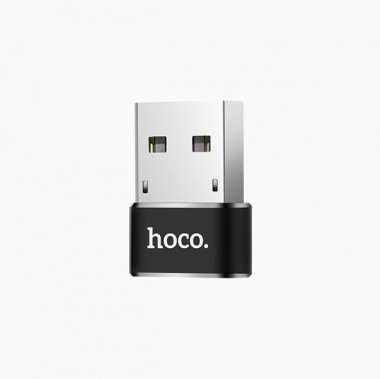 Адаптер (переходник) HOCO UA6 (Type-C - USB-A) черный — 7