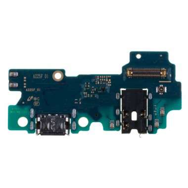 Шлейф для Samsung Galaxy A22 (A225F) плата разъем зарядки/разъем гарнитуры/микрофон Премиум — 2