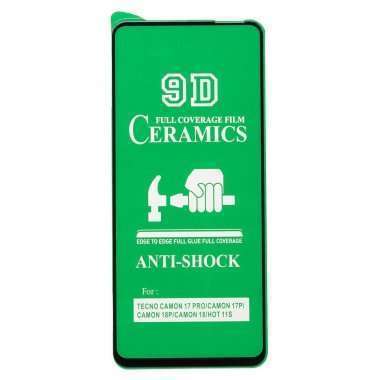 Защитное стекло для Tecno Pova Neo 2 (полное покрытие) (черное) &mdash; 1