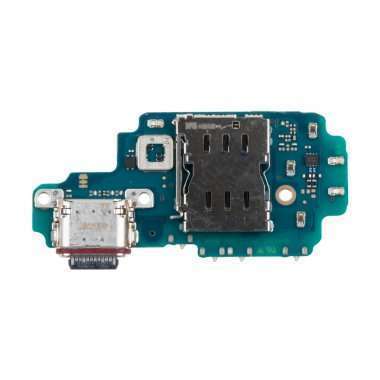 Шлейф для Samsung Galaxy S23 Ultra (S918B) плата на разъем зарядки/разъем SIM/микрофон — 2