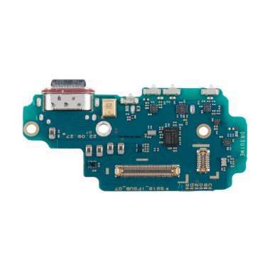 Шлейф для Samsung Galaxy S23 Ultra (S918B) плата на разъем зарядки/разъем SIM/микрофон — 1