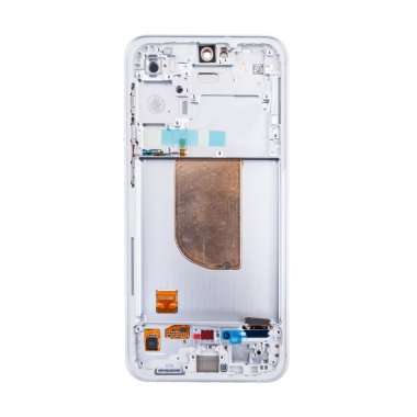 Дисплейный модуль с тачскрином для Samsung Galaxy S23 FE (S711B) (серебристый) &mdash; 1